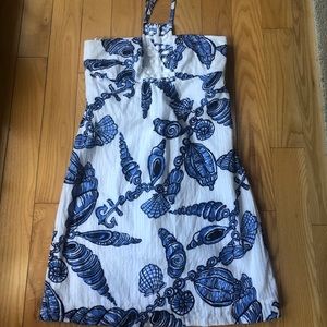 Lilly Pulitzer nautical sundress with stones sz 8